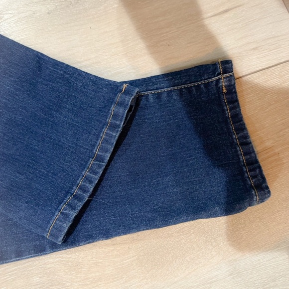 WHBM distressed dark wash “royalty for me” straight leg jean ❤️ - Picture 6 of 8